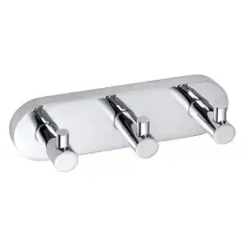Планка с 3-мя крючками 18,5 см BEMETA OMEGA хром 104405232