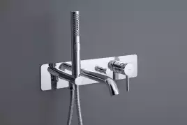Смеситель для ванны с душем Allen Brau Priority 5.31006-00 встраиваемый, с внутренней частью, Хром