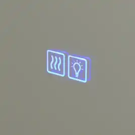 Зеркало CEZARES CZR-SPC-INT-1000-900-LED-TCH-WARM-TIT