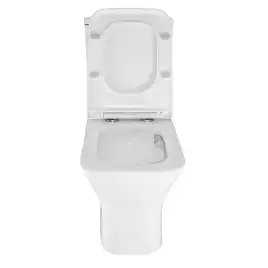 Унитаз-компакт Azario Mari AZ-79143T напольный, безободковый, со смывом Торнадо, в комплекте с бачком и сиденьем микролифт, Белый глянцевый