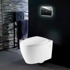 Подвесной унитаз Grossman GR-4451S безободковый, Белый глянцевый