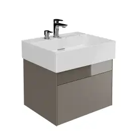 Тумба под раковину Kerama Marazzi LOGICA 60 см, LOG.60.2\SAN подвесная, Песчаный