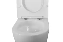 Подвесной унитаз BelBagno SFERA-TOR BB046CH-TOR/SC, безободковый, смыв торнадо с сиденьем микролифт, Белый