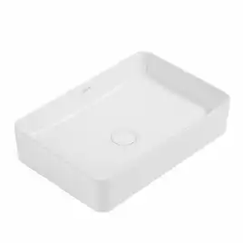 Раковина накладная ABBER RECHTECK 51х34,5х11 AC2207, прямоугольная, белая