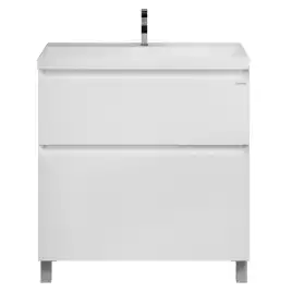 Тумба под раковину Grossman Меркадо 80 напольная, белая матовая (108074)