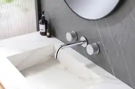 Смеситель для раковины Abber Wasser Kreis AF81122 встраиваемый, с внутренней частью, Хром