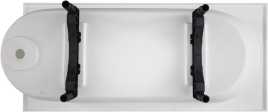 Ванна из искусственного камня Allen Brau Evo Oberon 170x70 2.3EV01.20, белая