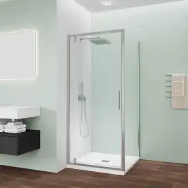 Душевой угол Veconi Ottimo P30SP CH, 900х900х1900 хром, стекло прозрачное