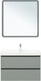 Тумба под раковину Aquanet Вега 2.0 80 мисти грин, подвесная, 337961