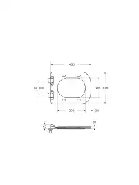 Унитаз подвесной BelBagno KRAFT-TOR BB7106CH-TOR/SC безободковый с сиденьем и смывом TORNADO