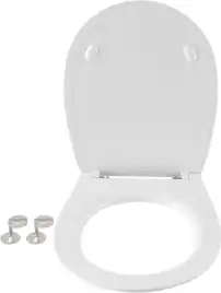 Крышка-сиденье для унитаза Allen Brau Fantasy Smartfix, Soft-Close 4.11005.20 белый глянец