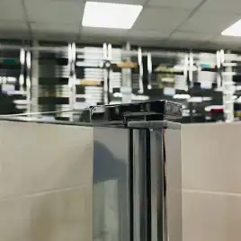 Шторка на ванну AVS Асти Дуо 100 левая профиль хром, стекло прозрачное, 803-0016-150-5545L-CR-T