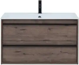Тумба под раковину Aquanet Lino 90 Дуб Веллингтон 253913