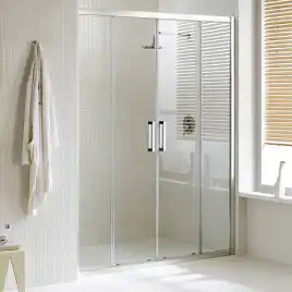 Душевая дверь в нишу AVS Квант Макс 180 профиль хром, стекло прозрачное, 803-0017-195-18-CR-T