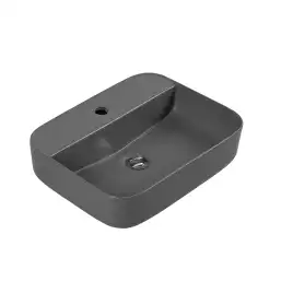 Раковина накладная Aquatek Вега 50х39,5х14 AQ5506-MG, Серая матовая