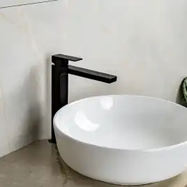 Смесители для раковины AVS Cube 811-201-MB высокий, черный матовый