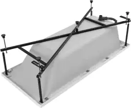 Акриловая ванна Aquanet Aura 180x70 (с каркасом), 362716