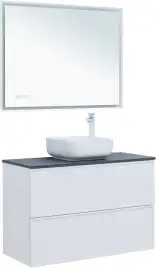 Тумба под раковину Aquanet Арт 100 белый матовый 313257