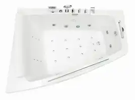Акриловая ванна Gemy G9056 O L 170х130 с гидромассажем, левая