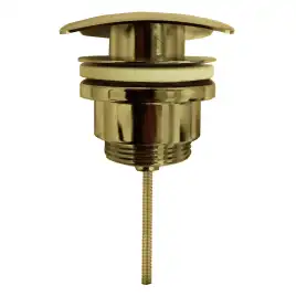 Донный клапан AZARIO AZ-106-BR для раковины, квадрат, CLIC-CLAC, G 1 1/4, латунь, бронза