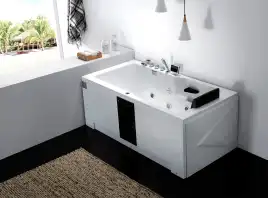 Акриловая ванна Gemy G9066 II K L 171х86 с гидромассажем, левая