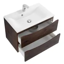 Тумба под раковину BelBagno MARINO-750-2C-SO-RW-P подвесная Rovere Moro