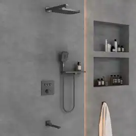 Душевая система  Vincea  VSFW-4311RGM VSFW-4311RGM встраиваемая, вороненная сталь