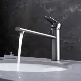 Смеситель для кухни Aquatek Ника AQ1880BGM, Оружейная сталь