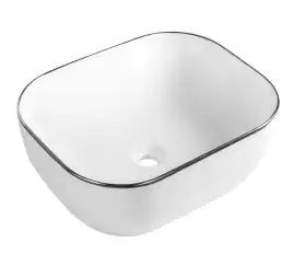 Раковина накладная CeramaLux 500х400х145 D1302H011, цвет Белый