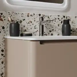 Тумба с раковиной IDDIS Edifice 60, подвесная, Капучино, EDI60C0i95K