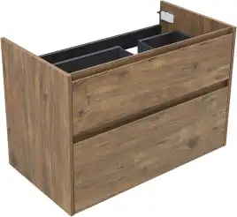 Тумба под раковину Aquanet Nova Lite 2.0 90 дуб рустикальный, правая, 346317