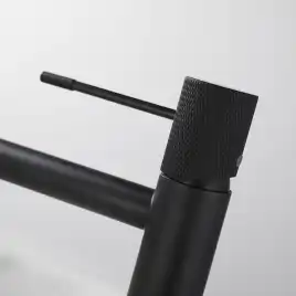 Смеситель для накладной раковины Vincea Desire VBF-1D2MB однорычажный, черный