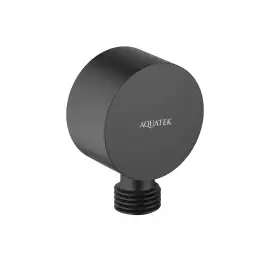 Шланговое подключение Aquatek  AQ2457MB, Черный матовый