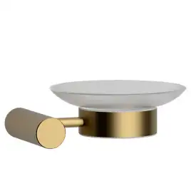 Мыльница подвесная AVS Slimmer с чашей, брашированное золото