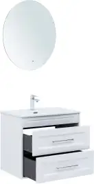 Тумба под раковину Aquanet Бостон new 70 белый сатин, 339599