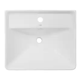 Тумба с раковиной Azario Мила 50 CS00097990, напольная, Белая глянцевая