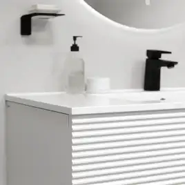 Тумба с раковиной IDDIS Bild 100, подвесная, Белая, BIL10W0i95K