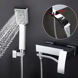 Смеситель для ванны Gappo G3207 с коротким изливом, Хром