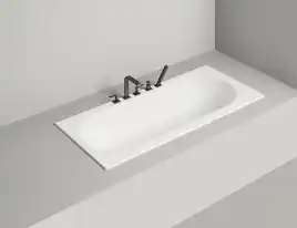Ванна Salini ORNELLA 180х80 102322M из материала S-Stone, Белая матовая