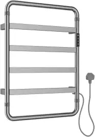 Полотенцесушитель электрический Allen Brau Priority 640х475 7.31001-BN брашированный никель