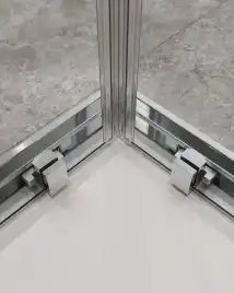 Душевой уголок CEZARES MOLVENO-AH-22-130/120-C-Cr-IV стекло Прозрачное, профиль Хром