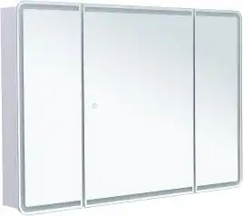 Зеркальный шкаф Aquanet Оптима 120 с LED подсветкой, 341429