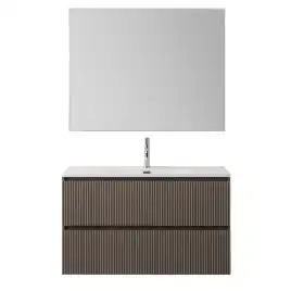 Тумба под раковину BelBagno UNO-1000-2C-SO-СO подвесная, Бежевый матовый