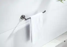 Держатель полотенец Aquatek Бетта AQ4619BGM, Оружейная сталь