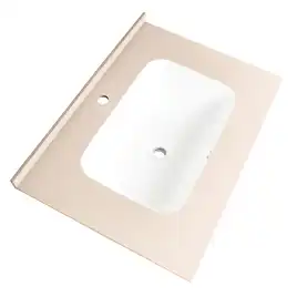 Раковина мебельная AVS Шарм 80x56 белая/кремовая