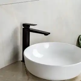 Смесители для раковины AVS NEW CUBE 811-251-MB высокий, черный матовый