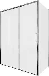 Душевой уголок Aquanet Pleasure Evo 150x100 AE65-150x100-CT профиль хром, прозрачное стекло