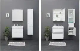 Тумба под раковину Aquanet Бруклин 70 белый 203959