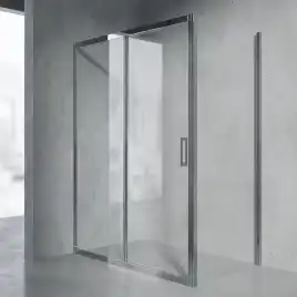Душевой уголок AVS Стилл 120х90 профиль хром, стекло прозрачное, 803-0026-195-1290S-CR-T