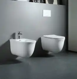 Подвесной унитаз Aquatek Классик AQ1112-00 безободковый, с сиденьем микролифт, Белый